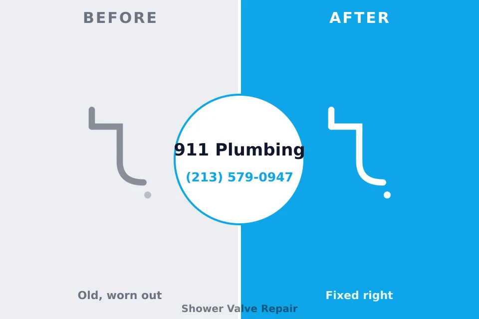 Before and after: plumbing repair Rockwood, VA